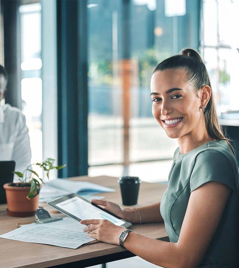 Image of business woman in Dubai